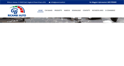 Desktop Screenshot of gbautoricambi.it